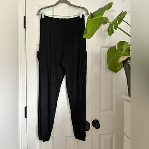 Black Bohemian Yoga Style Pants